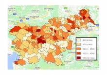 The number of women per 100 men