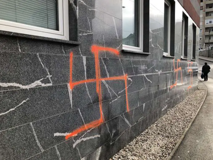 Swastikas Spray-Painted Outside Health Official’s Office in Trbovlje