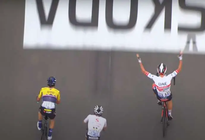 Tour de France: Pogačar Wins 9th Stage, Roglič Takes Yellow Jersey (Video)