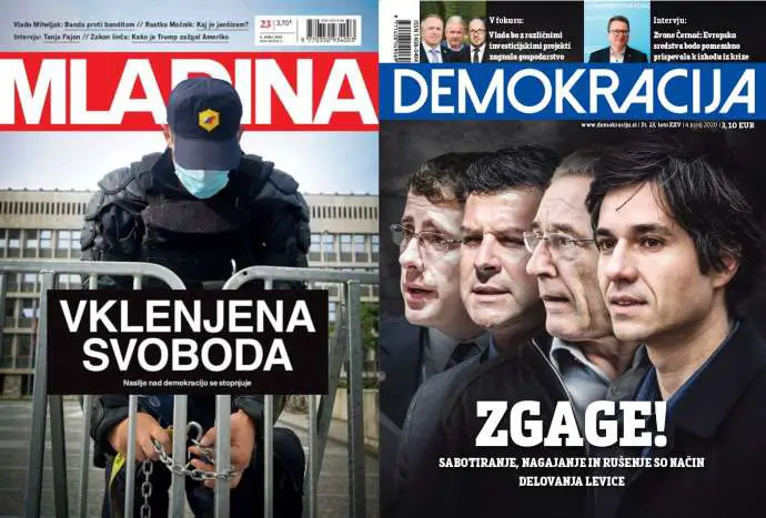 What Mladina &amp; Demokracija Are Saying This Week: Šarec vs Anti-Govt Protests