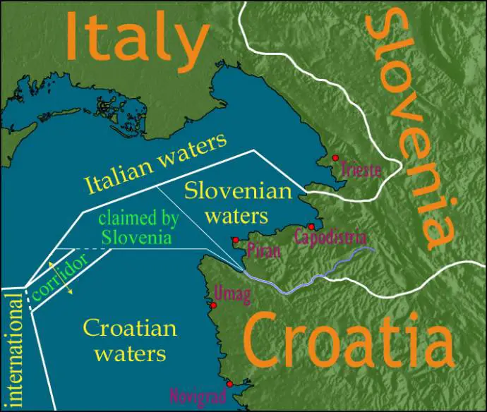 Bay of Piran maritime boundary dispute
