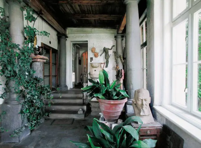 The entrance to Plečnik&#039;s House