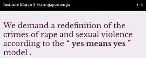 Petition Starts to Redefine Rape in Slovenia