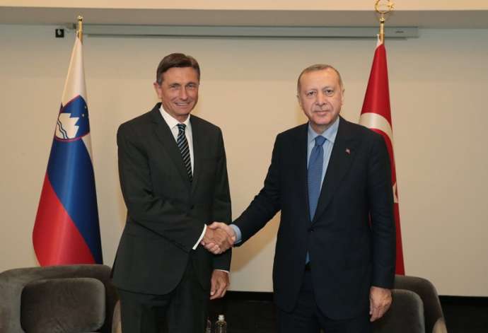 Presidents Pahor and Erdogan