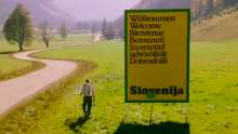 An old ad promoting Slovenia
