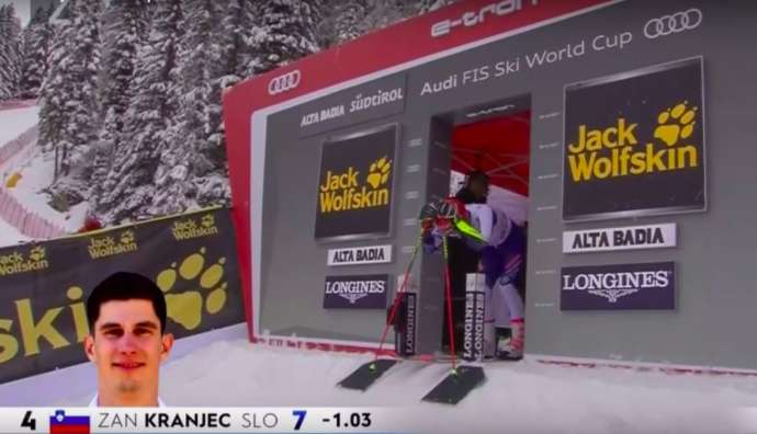 Giant Slalom: Kranjec Third in Alta Badia (Video)