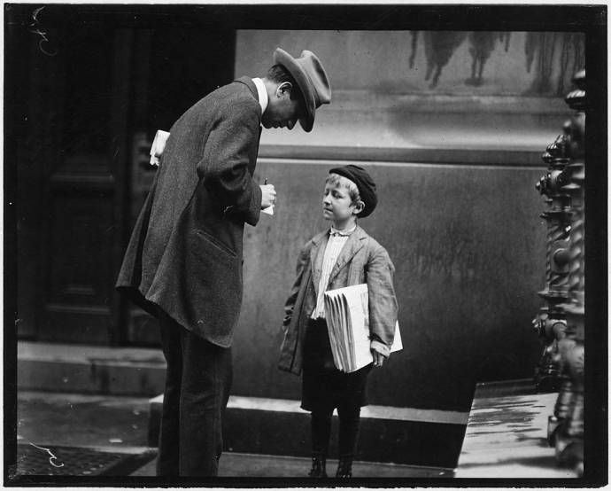 Michael McNelis, 8 years old, Philadelphia, USA. 1910