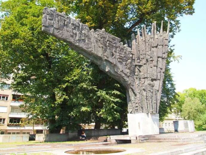 The 1975 Monument to the Revolution in Republic Square