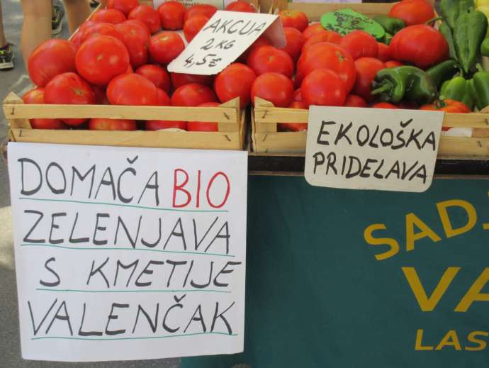 Quality produce at Ljubljana Market