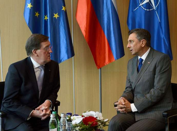 George Robertson and Borut Pahor