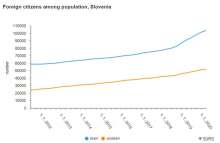 Slovenia's Population Rose Slightly in 2019, Due to Immigration