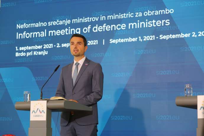 Slovenia&#039;s Defence Minister Matej Tonin