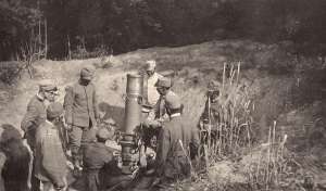 Fifth Battle of the Isonzo - Italian mortar near Montello