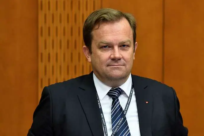 The minister, in September 2018