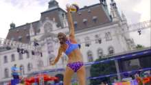 Beach volleyball comes to town, Friday, Saturday and Sunday