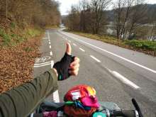 Thumbs up for some great cycle paths in Slovenia