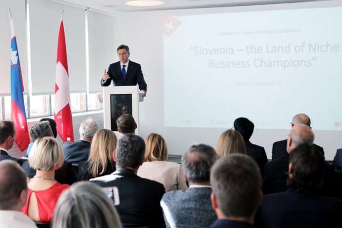 President Pahor promotes Slovenia in Switzerland