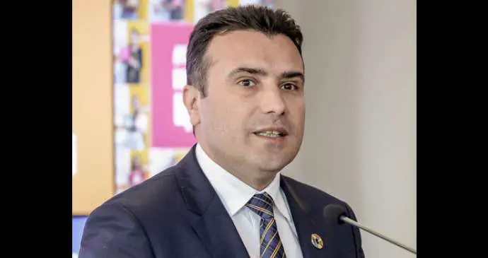 The Prime Minister of North Macedonia, Zoran Zaev