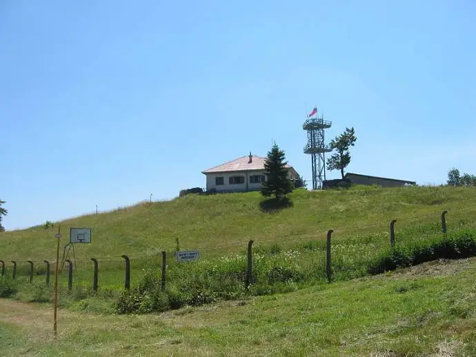 Slovenian military post at Trdinov vrh