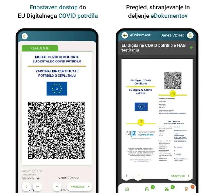 UPDATED: Slovenia’s Covid Certificate App Released for Android, iOS; New App for Event Organisers Coming