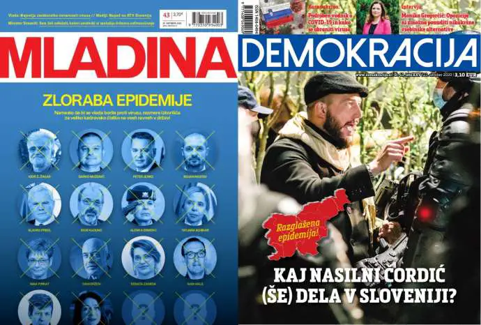 What Mladina &amp; Demokracija Are Saying This Week: Covid Social Crisis vs MSM Driving Anti-Lockdown Protests