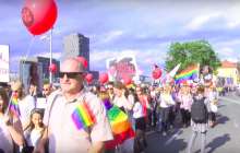 The annual Pride Parade is on Saturday, and this is a picture from last year.