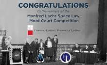 Ljubljana Law Students Win Manfred Lachs Space Law Moot Court