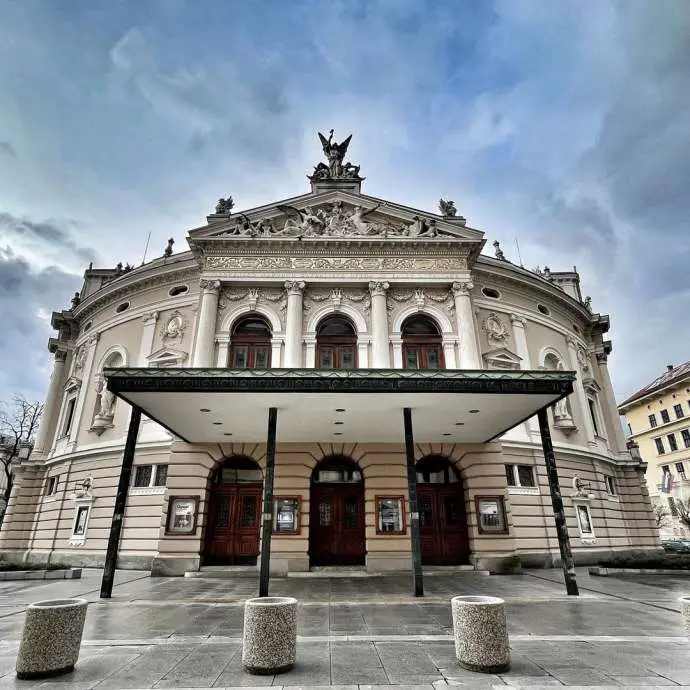 The home of opera and ballet in Ljubljana
