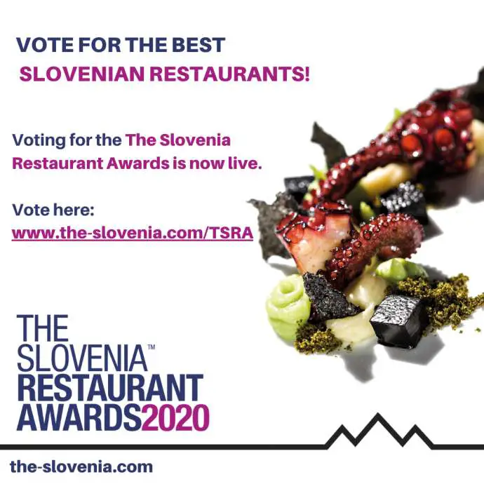 Vote Now in The Slovenia Restaurant Awards 2020
