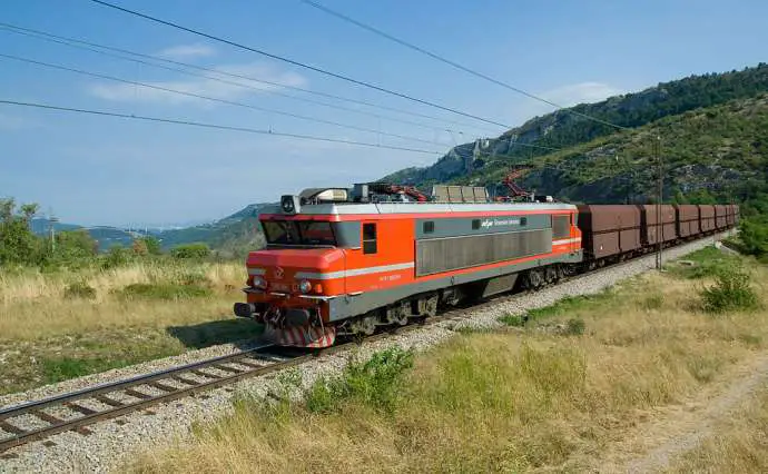 A train near Hrastovlje