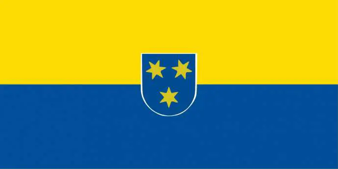 The flag of Celje