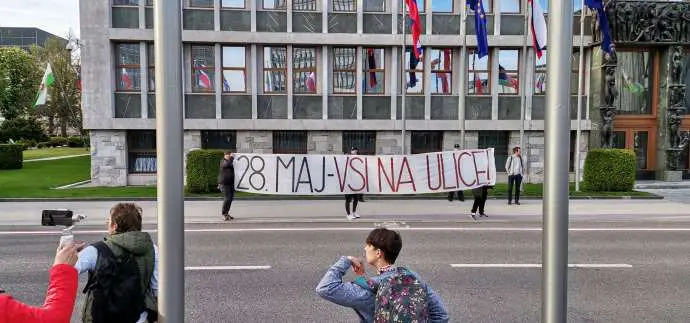 Massive Anti-Govt Protest Planned in Ljubljana for Friday, 28 May