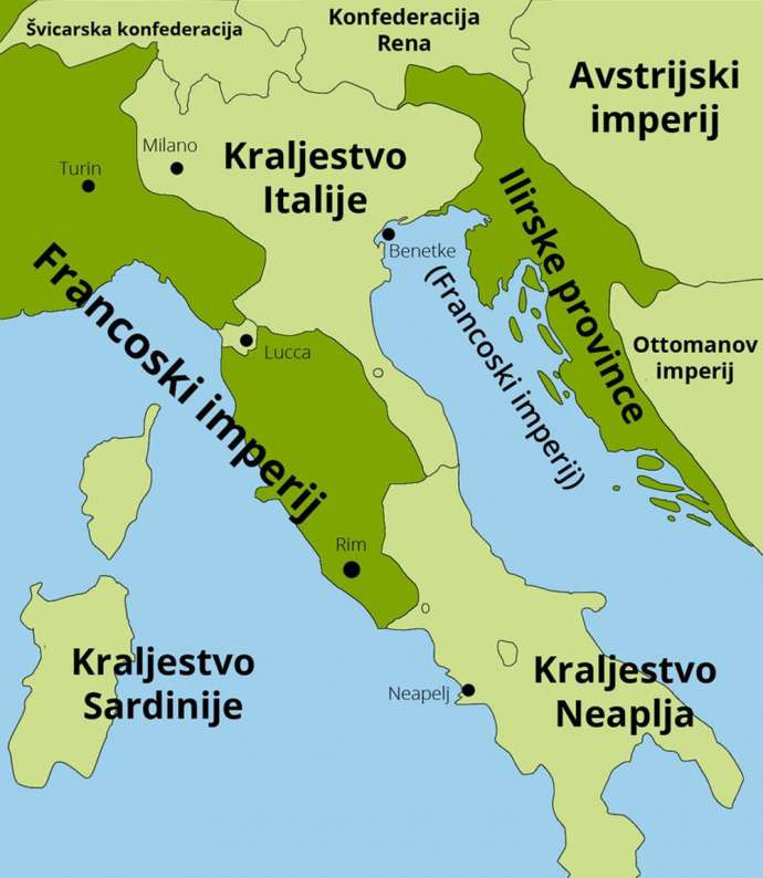 October 14 in Slovenian History: Illyrian Provinces Established by Napoleon, Ljubljana the Capital