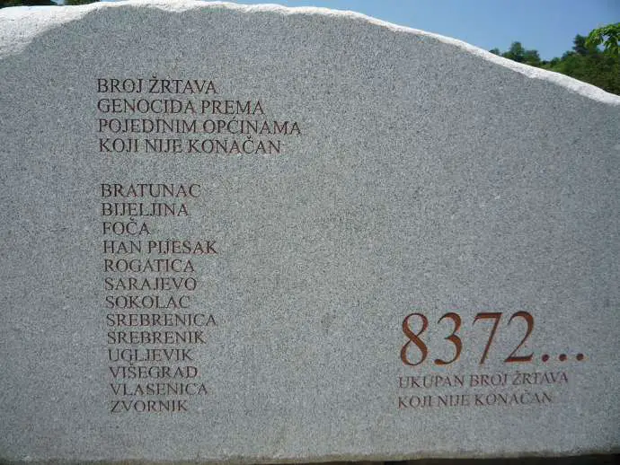 Srebrenica memorial