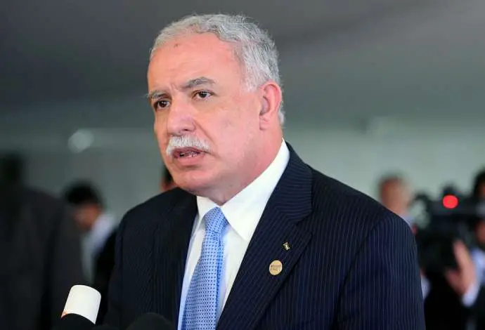 Palestinian Foreign Minister Riad Malki, in 2010
