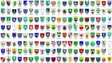 Slovenia's municipal coats of arms (2005)