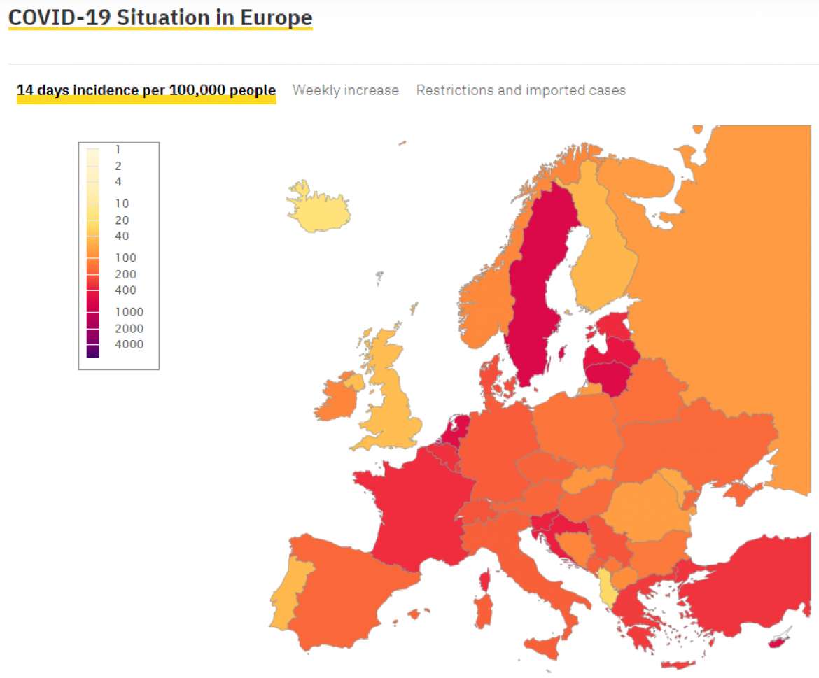 Slovensko a Izrael nie sú na červenom zozname, vysoké stropy pre verejné zhromaždenia, kultúrne podujatia sú povolené za určitých podmienok