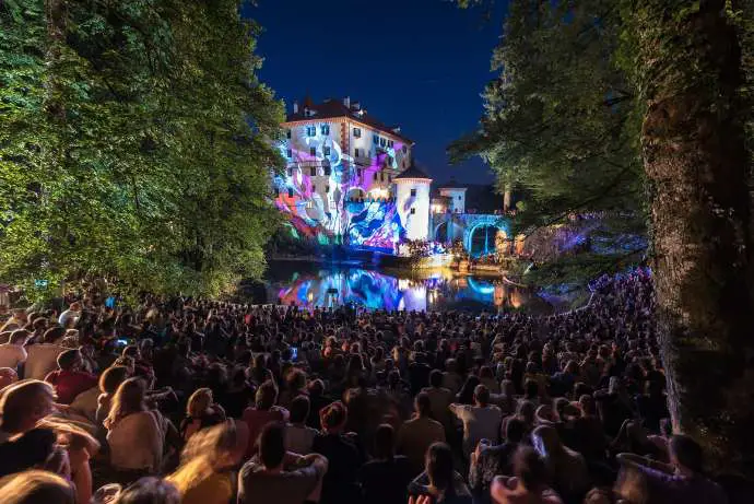 Floating Castle Festival Brings 120+ Musical Groups, 400+ Artists from Around the World to Snežnik, 22-25 July