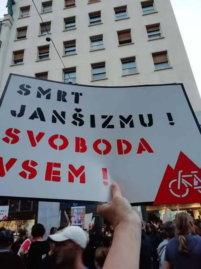 &quot;Death to Janšism, Freedom for All&quot;