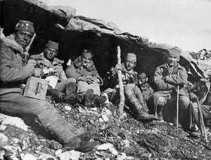 German soldiers in Soča valley, 1917