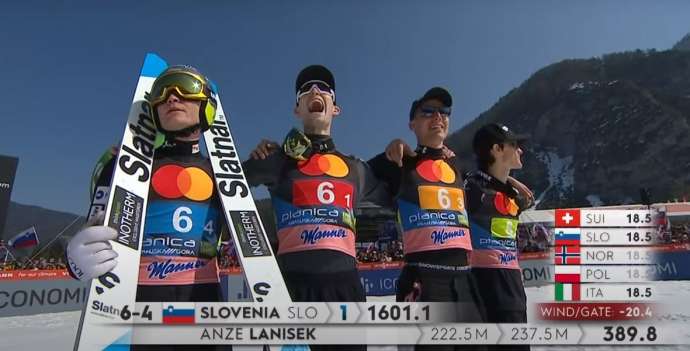 Ski Jumping: Slovenia Wins World Cup Team Event in Planica (Video)