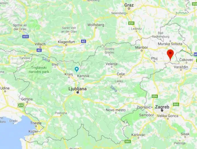 The location of Ormož