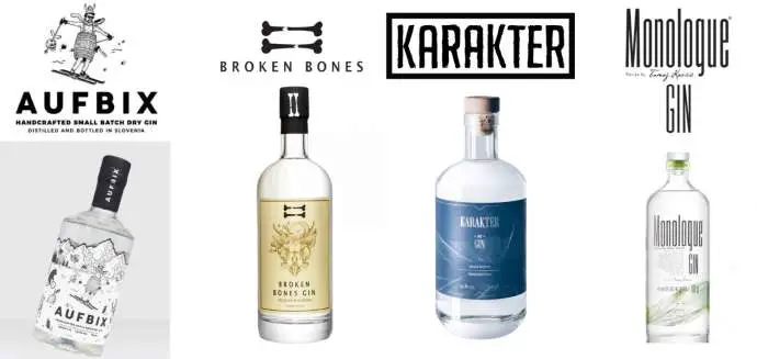 A Guide to Slovenian Gin, Part Two: Aufbix, Broken Bones, Karakter, Monologue