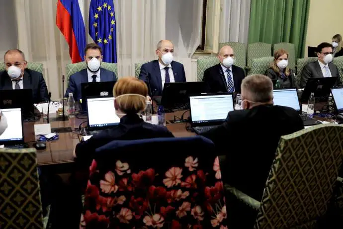 The first cabinet meeting of the new government