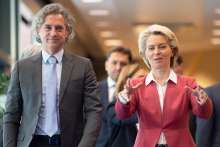 PM Golob meeting European Commission President Ursula von der Leyen in Brussels 