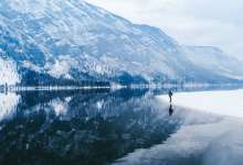 Lake Bohinj in Winter