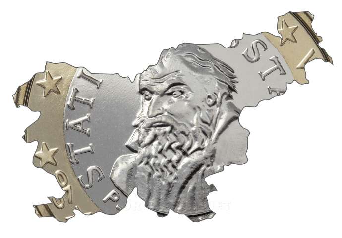 Primož Trubar, a foundational figure in Slovenian culture, appears on some one euro coins