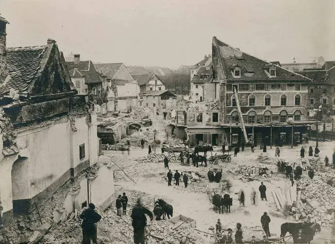 Old Photos: Ljubljana After the Earthquake