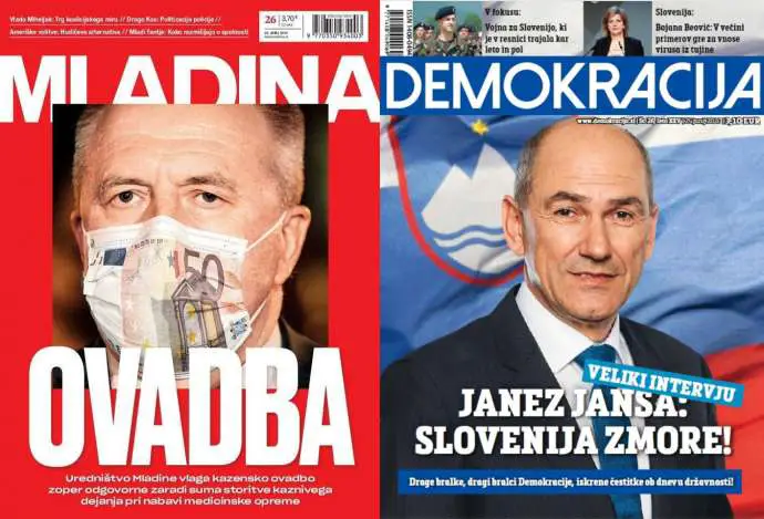 What Mladina &amp; Demokracija Are Saying This Week: DeSUS Helping Far-Right vs Janša Interview
