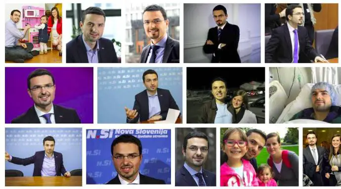 The many faces of Matej Tonin